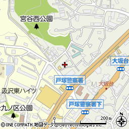 神奈川県横浜市戸塚区戸塚町3163-11周辺の地図
