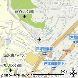 神奈川県横浜市戸塚区戸塚町3163-31周辺の地図