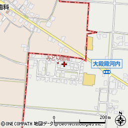 鳥取県西伯郡伯耆町大殿707-32周辺の地図