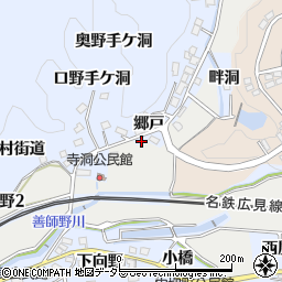 愛知県犬山市善師野郷戸11周辺の地図