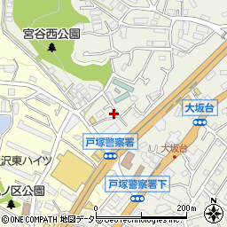 神奈川県横浜市戸塚区戸塚町3163-24周辺の地図