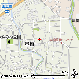 神奈川県伊勢原市串橋34周辺の地図