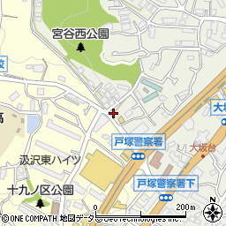 神奈川県横浜市戸塚区戸塚町3163周辺の地図