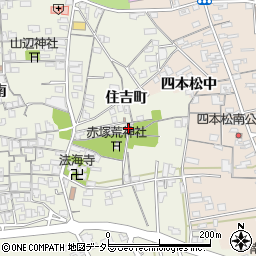 島根県出雲市大社町杵築西住吉町2513-3周辺の地図