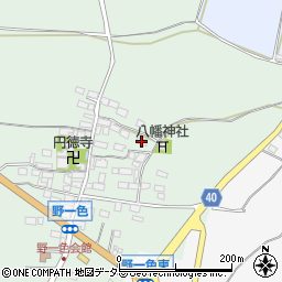 滋賀県米原市野一色286周辺の地図