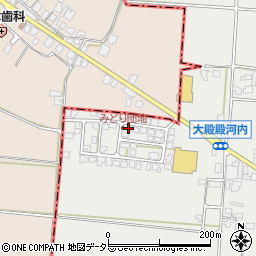 鳥取県西伯郡伯耆町大殿707-33周辺の地図