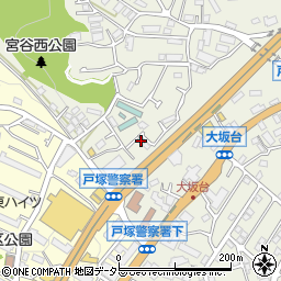 神奈川県横浜市戸塚区戸塚町3156-43周辺の地図