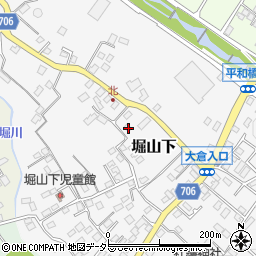 神奈川県秦野市堀山下717周辺の地図