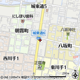 みやび個別指導学院　岐阜城東校周辺の地図