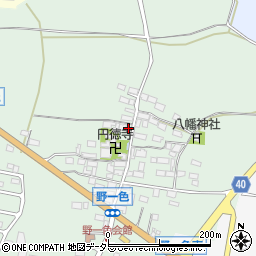 滋賀県米原市野一色295周辺の地図