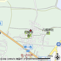 滋賀県米原市野一色296周辺の地図