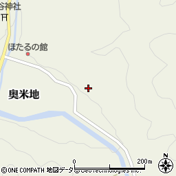 兵庫県養父市奥米地952周辺の地図