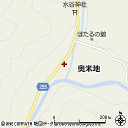 兵庫県養父市奥米地196周辺の地図