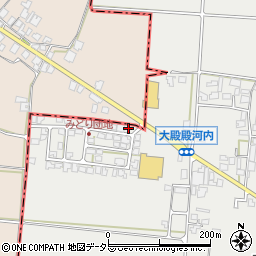 鳥取県西伯郡伯耆町大殿707-3周辺の地図