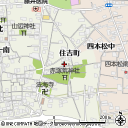 島根県出雲市大社町杵築西住吉町1895-8周辺の地図