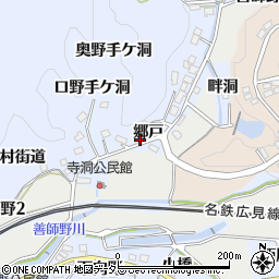 愛知県犬山市善師野郷戸15周辺の地図