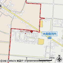 鳥取県西伯郡伯耆町大殿707-5周辺の地図