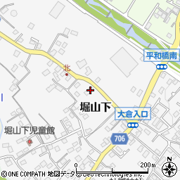 神奈川県秦野市堀山下718周辺の地図