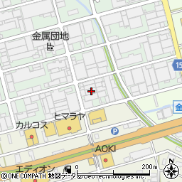 岐阜県各務原市金属団地116周辺の地図