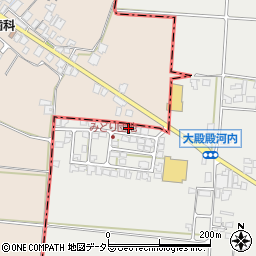 鳥取県西伯郡伯耆町大殿707-6周辺の地図