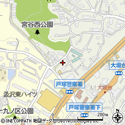 神奈川県横浜市戸塚区戸塚町3163-1周辺の地図