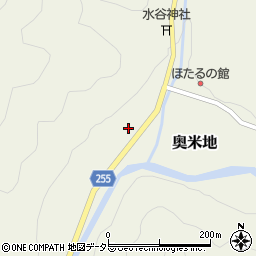 兵庫県養父市奥米地121周辺の地図