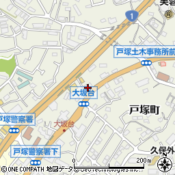神奈川県横浜市戸塚区戸塚町3027周辺の地図