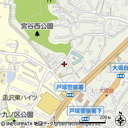 神奈川県横浜市戸塚区戸塚町3163-42周辺の地図