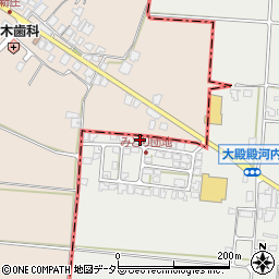 鳥取県西伯郡伯耆町大殿707-10周辺の地図