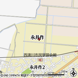 千葉県木更津市永井作周辺の地図