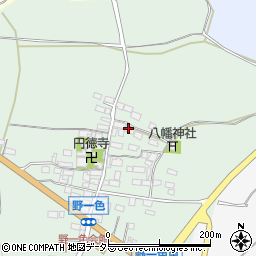 滋賀県米原市野一色292周辺の地図