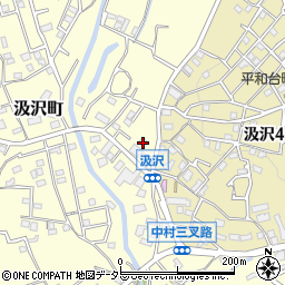神奈川県横浜市戸塚区汲沢町447周辺の地図