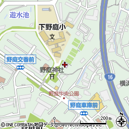 横浜グリーンテニスクラブ周辺の地図