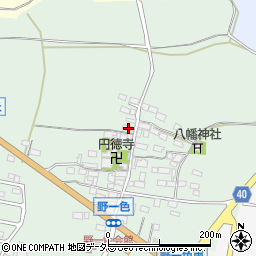 滋賀県米原市野一色191周辺の地図