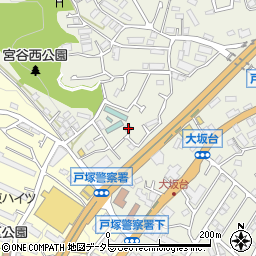 神奈川県横浜市戸塚区戸塚町3156-68周辺の地図