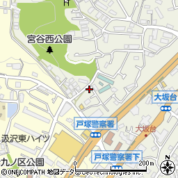 神奈川県横浜市戸塚区戸塚町3163-43周辺の地図