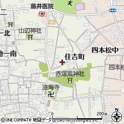 島根県出雲市大社町杵築西住吉町1936-3周辺の地図