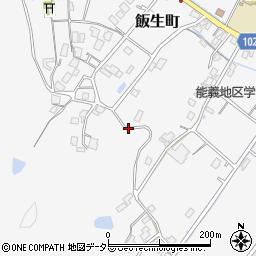 島根県安来市飯生町周辺の地図
