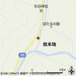 兵庫県養父市奥米地205周辺の地図