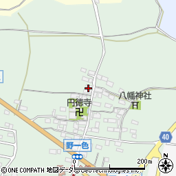 滋賀県米原市野一色192周辺の地図