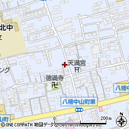 滋賀県長浜市八幡中山町1025周辺の地図