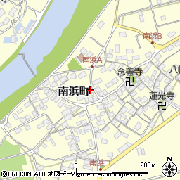 滋賀県長浜市南浜町周辺の地図