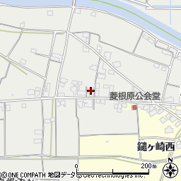 島根県出雲市大社町菱根551-1周辺の地図