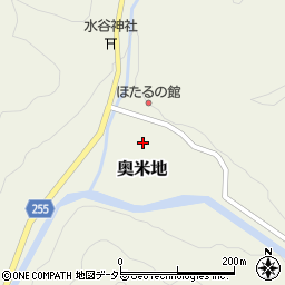 兵庫県養父市奥米地1034周辺の地図
