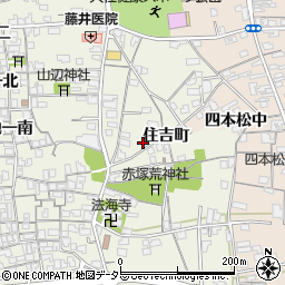 島根県出雲市大社町杵築西住吉町1936-6周辺の地図