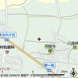 滋賀県米原市野一色周辺の地図