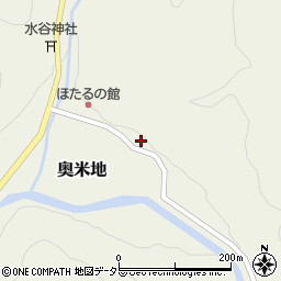 兵庫県養父市奥米地872周辺の地図