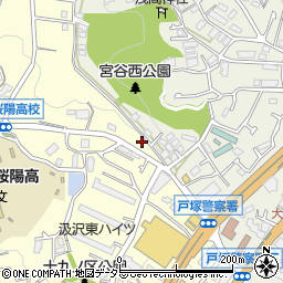 神奈川県横浜市戸塚区汲沢町1231-2周辺の地図