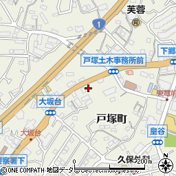 神奈川県横浜市戸塚区戸塚町3037周辺の地図
