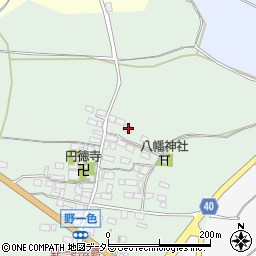 滋賀県米原市野一色217周辺の地図